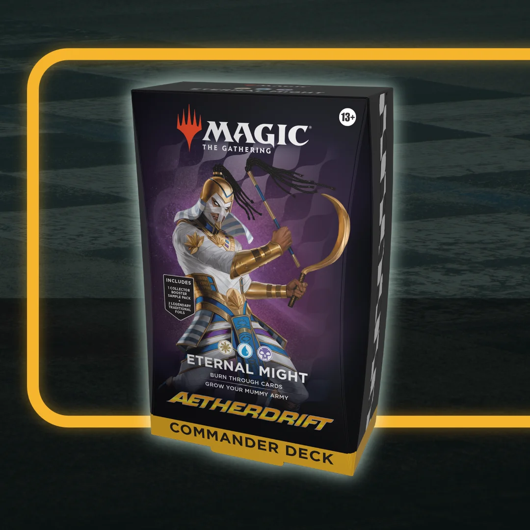Magic - Aetherdrift - Commander Deck - Eternal Might - Cardboard
