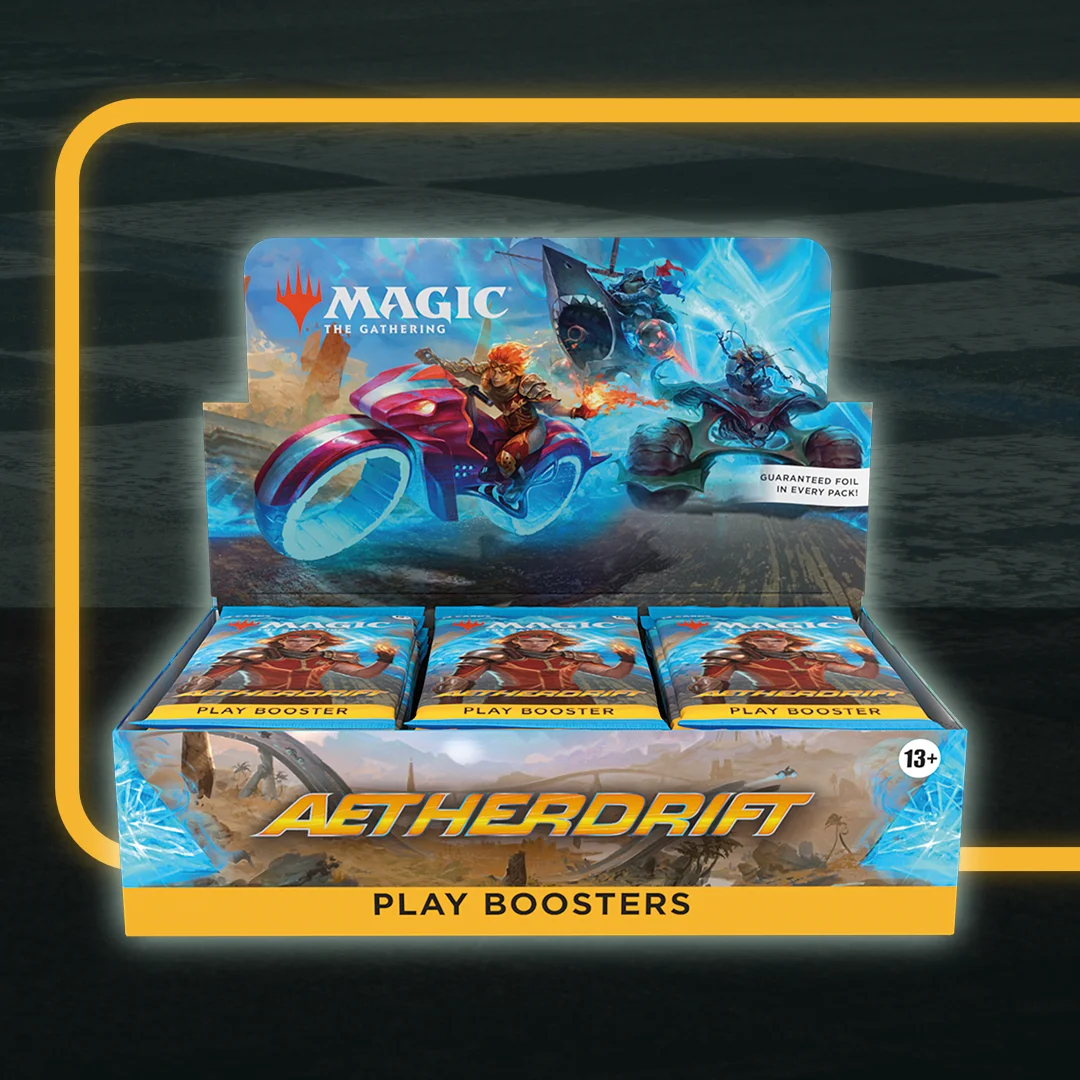 Magic - Aetherdrift - Play Booster Box - Cardboard Garage Magic - Aetherdrift - Play Booster Box - Cardboard Garage