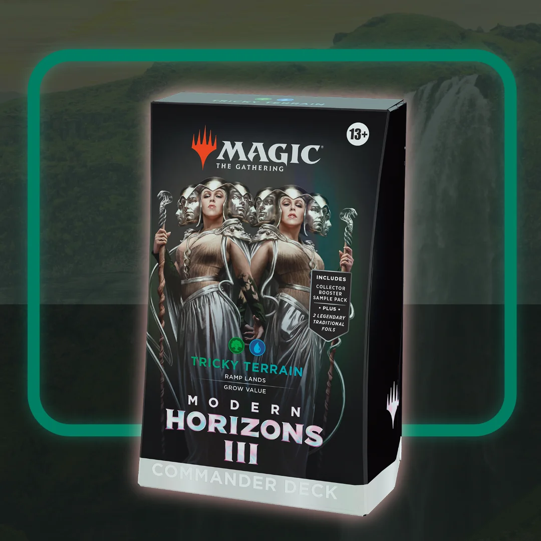Magic - Modern Horizons 3 - Commander Deck - Tricky Terrain - Cardboard  Garage