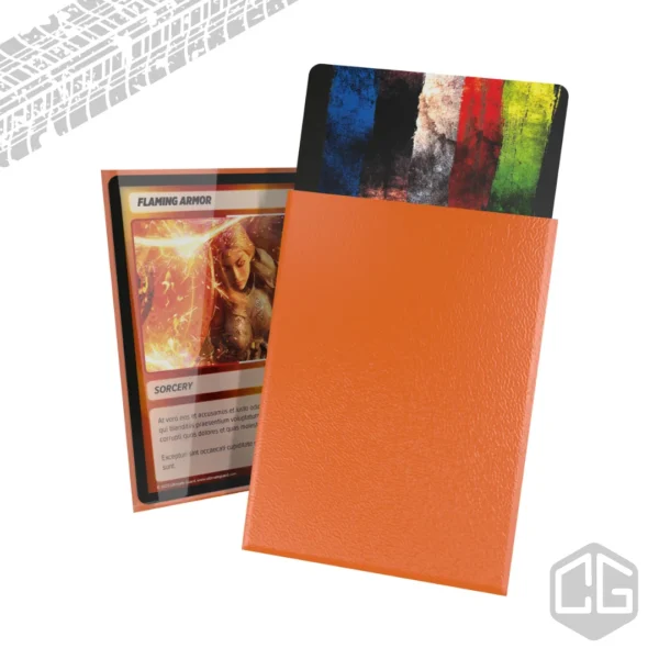 UG-SLEEVE-CORTEX-100-ORANGE-2 Cortex sleeves - Orange - Standard Size - Ultimate Guard